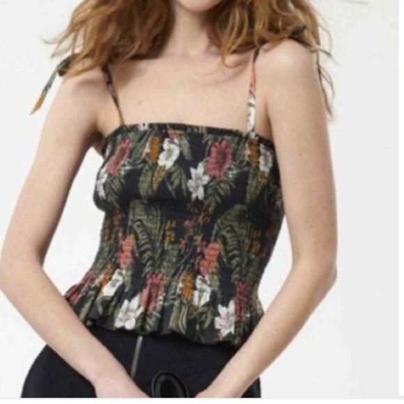 REBECCA MINKOFF Dolly Top Smocked in size Small - Picture 1 of 5